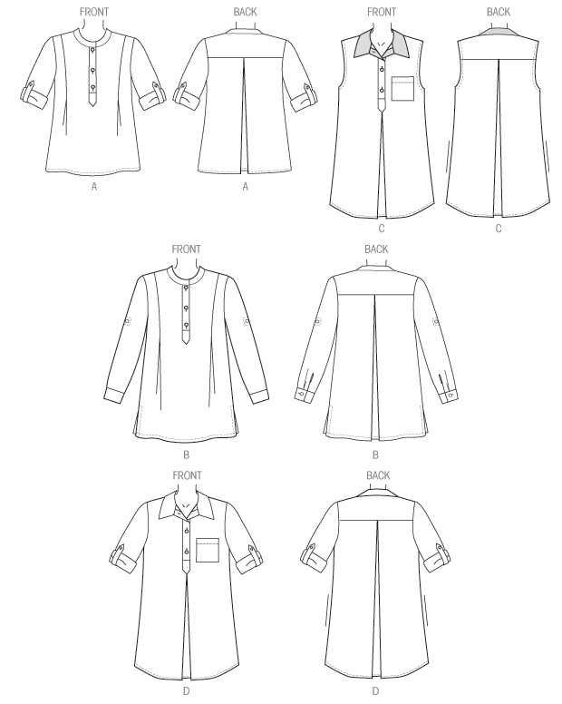 Butterick Tunics B6099 - Image 6