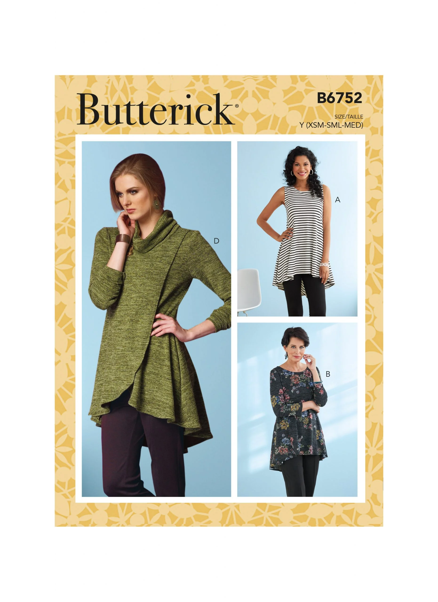Butterick Tunics B6752 - Image 2