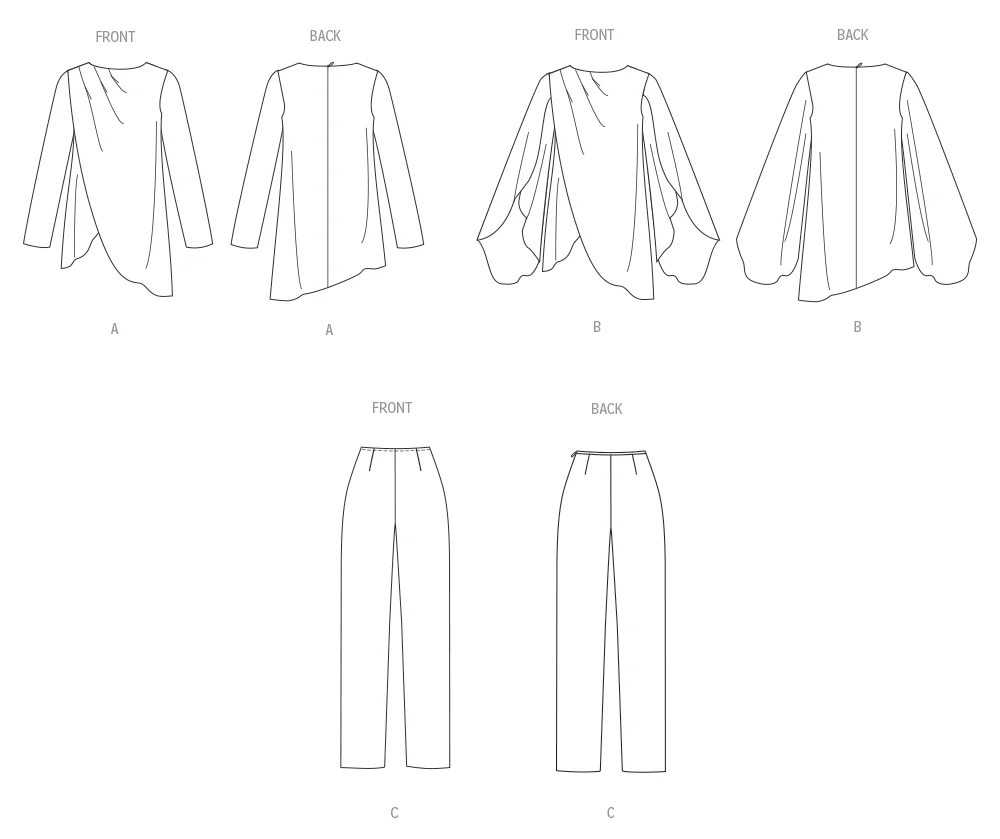Butterick Tunics & Trousers B7009 - Image 5