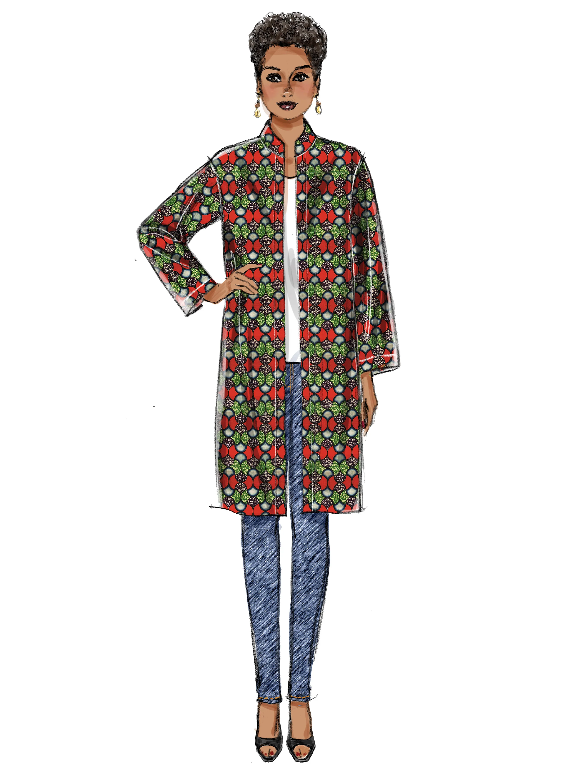 Butterick Unisex Coat, Tunic, Trousers B6534 - Image 6