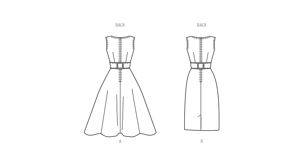 Butterick Vintage Pinafore Dress B6955 - Image 5