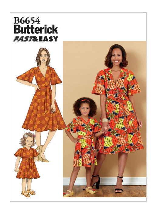Butterick Women/Child Dress B6654 - Image 2