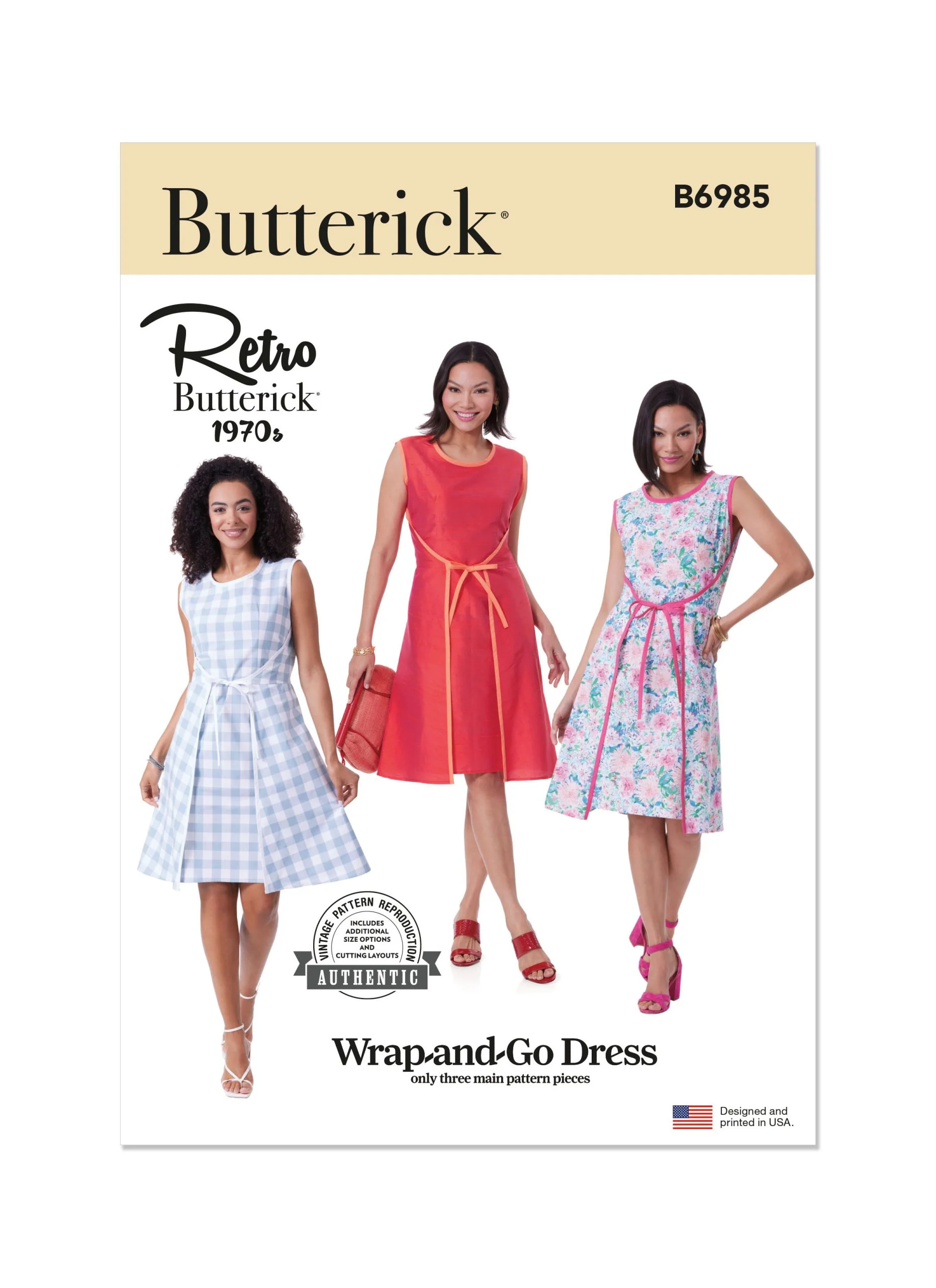 Butterick Wrap Dress B6985 - Image 2