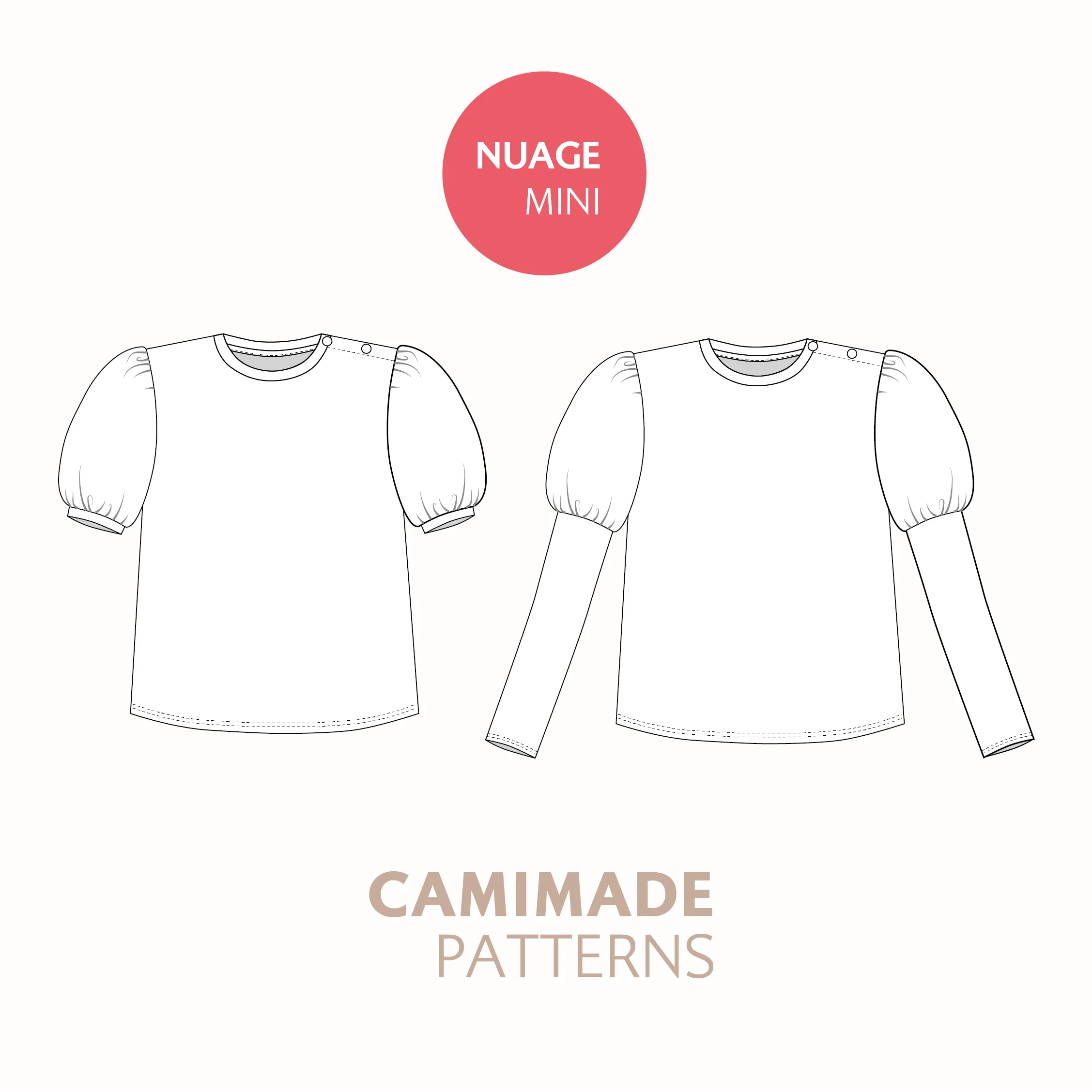 Camimade Nuage Mini Balloon Sleeve Shirt - Image 9