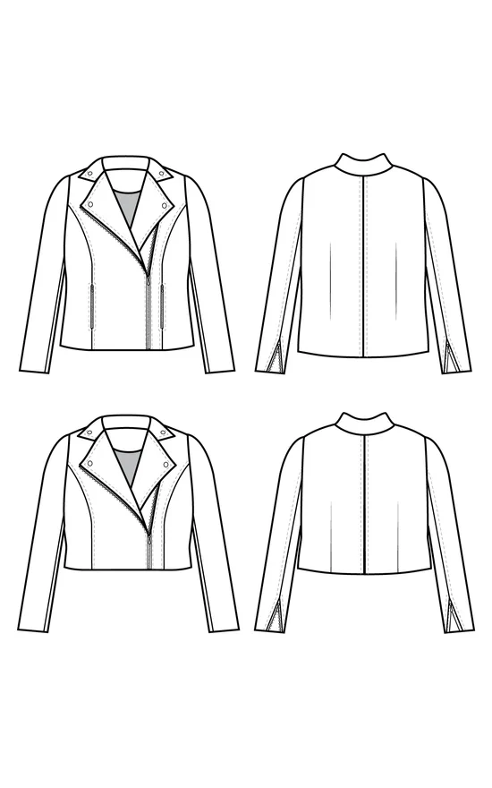 Cashmerette Canton Moto Jacket - Image 25