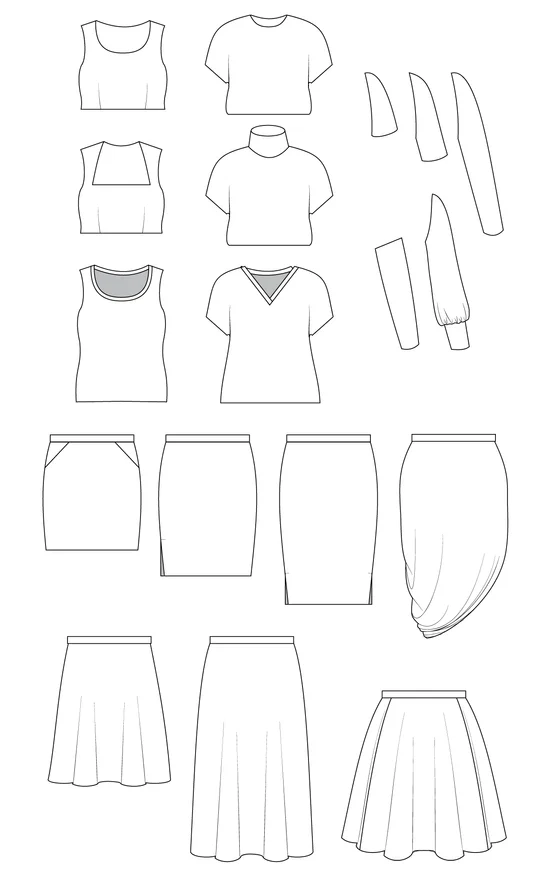 Cashmerette Grafton Dress, Top and Skirt - Image 33