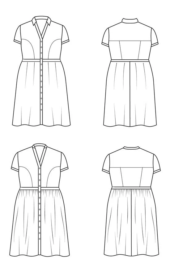 Cashmerette Lenox Shirtdress - Image 9