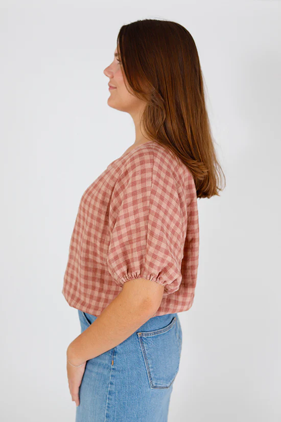 Chalk and Notch Aria Top - Image 3