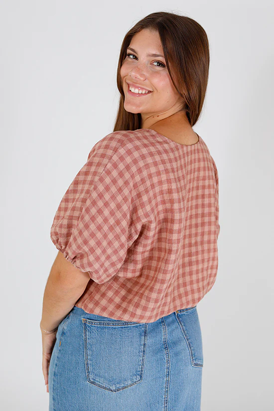 Chalk and Notch Aria Top - Image 4