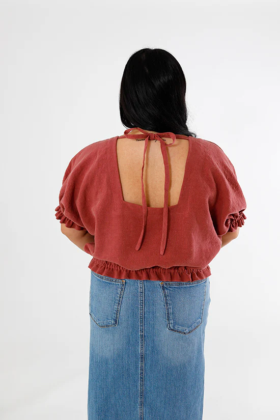 Chalk and Notch Aria Top - Image 9