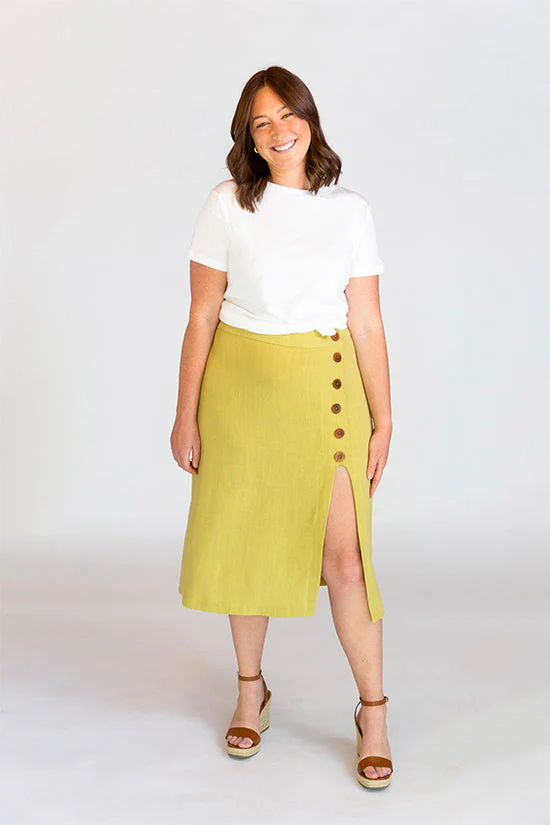 Chalk and Notch Evelyn Skirt - Printed copy shop (+£10.00)