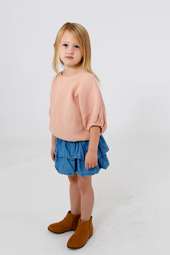 Chalk and Notch Mini Aria Top - Image 13