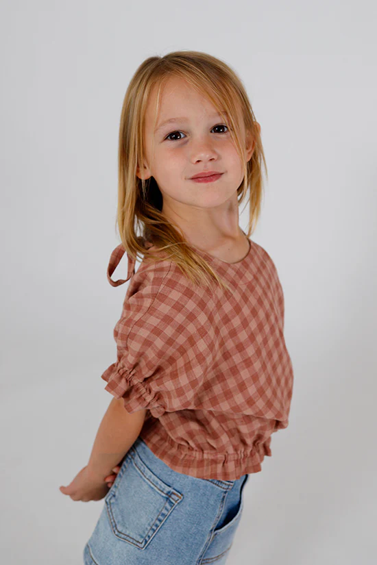 Chalk and Notch Mini Aria Top - Image 6
