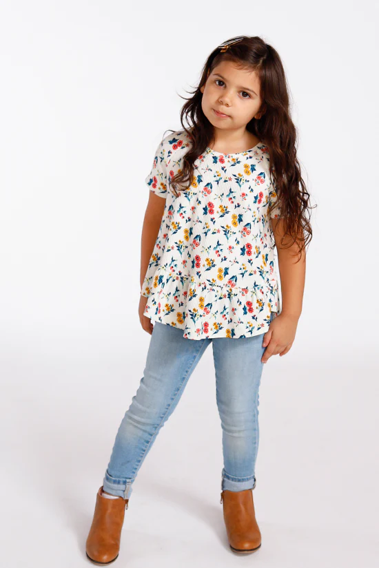Chalk and Notch Mini Waterfall Top and Dress - Image 10