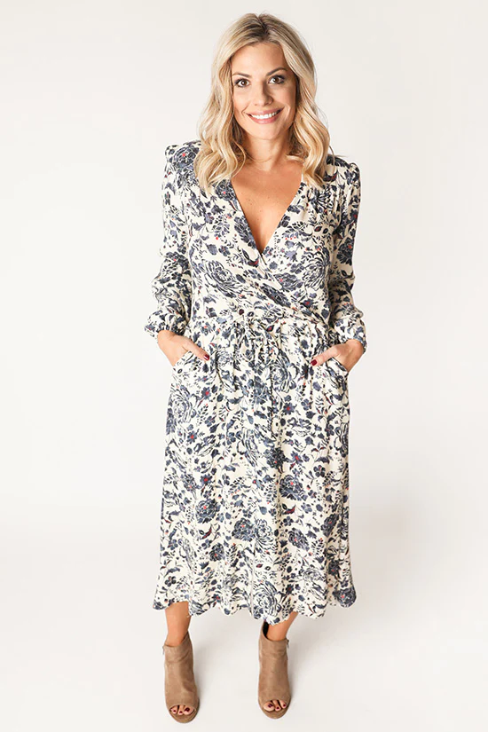 Chalk and Notch Orchid Midi Dress - Image 11