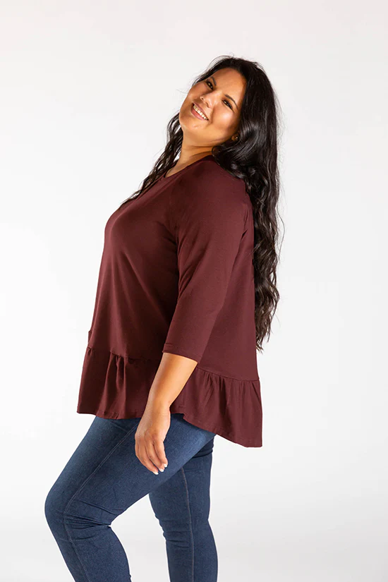 Chalk and Notch Waterfall Raglan Top & Dress - Image 4