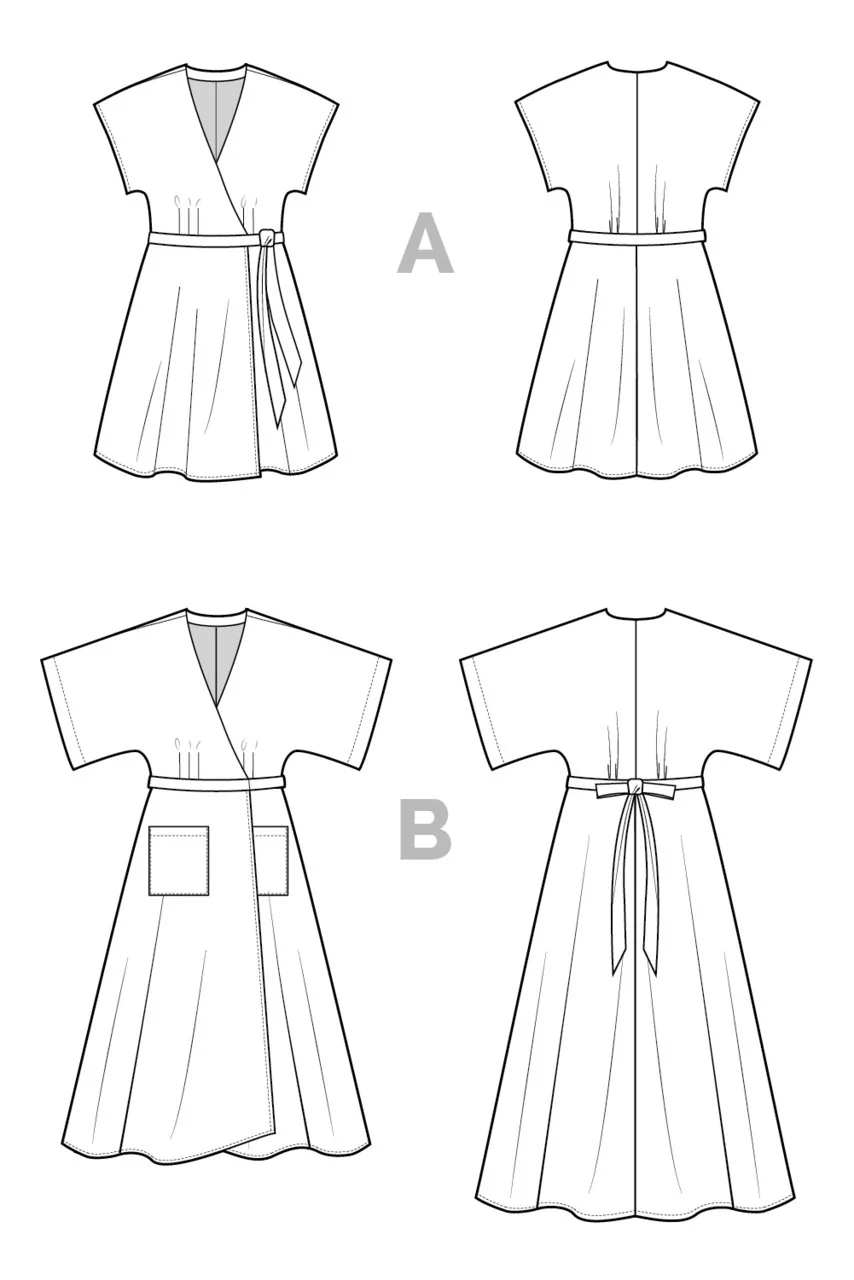 Closet Core Patterns Elodie Wrap Dress - Image 17