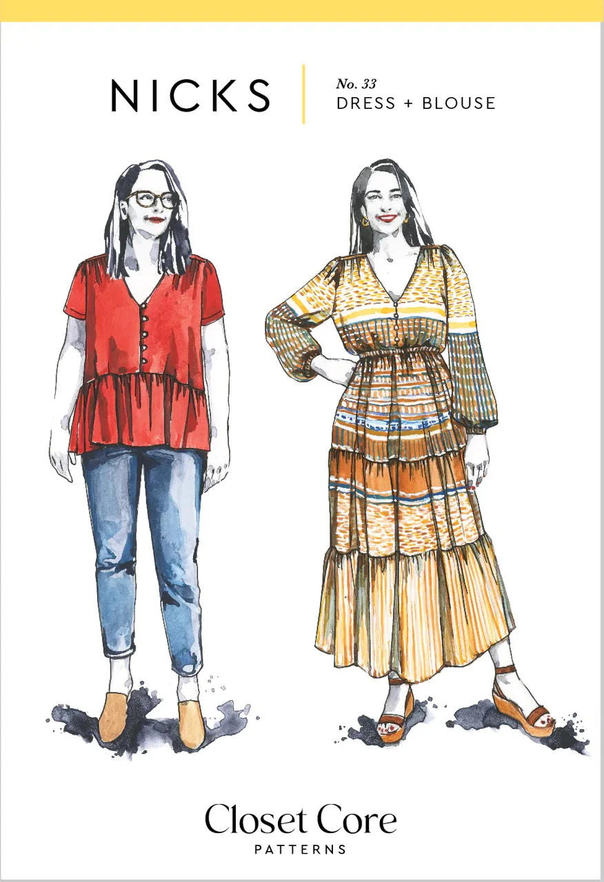 Closet Core Patterns Nicks Dress and Blouse - Image 14