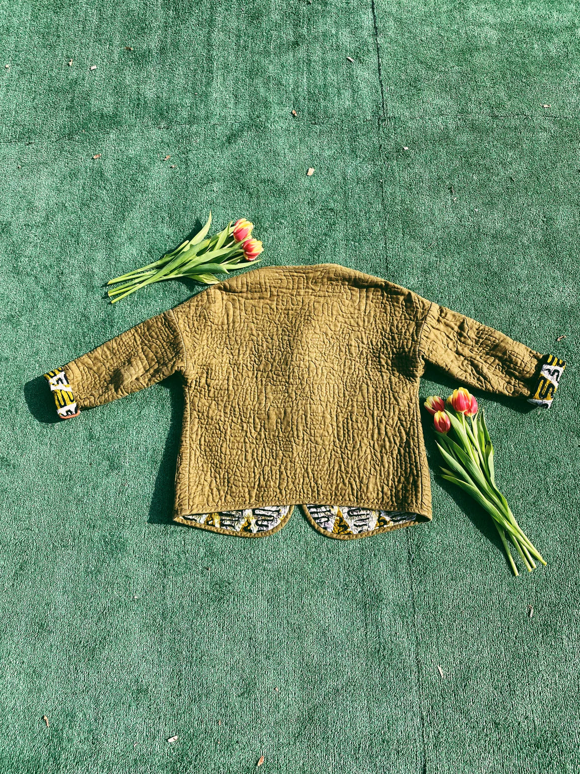Daisy Chain Patterns Liz Quilted Liner Jacket - Image 5