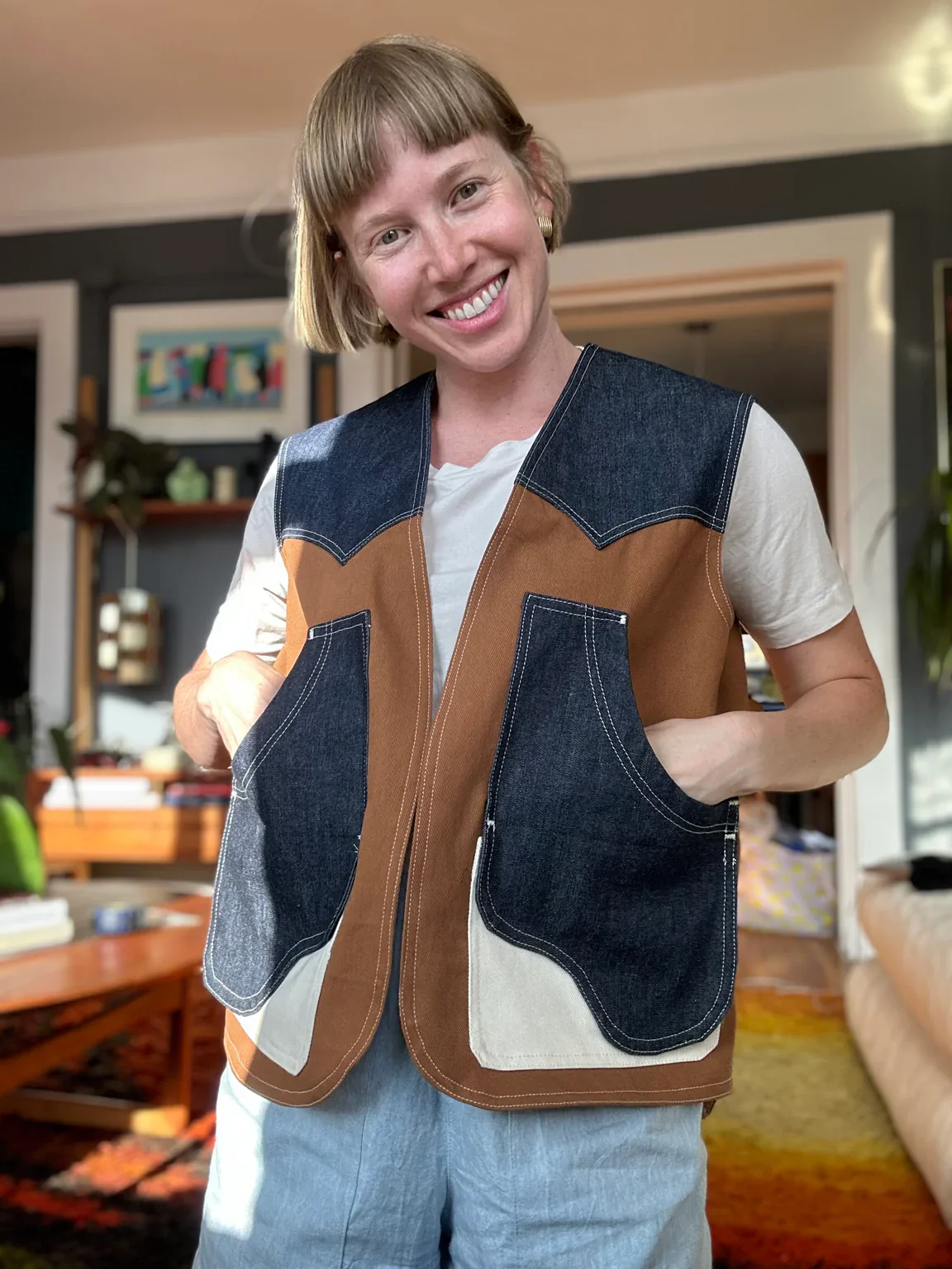 Daisy Chain Patterns Winona Vest - Image 6