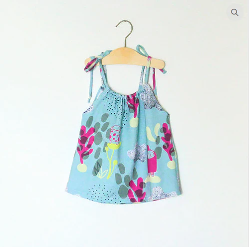 Elemeno Patterns Baby/Child Cami Dress - Printed copy shop (+£5.00)