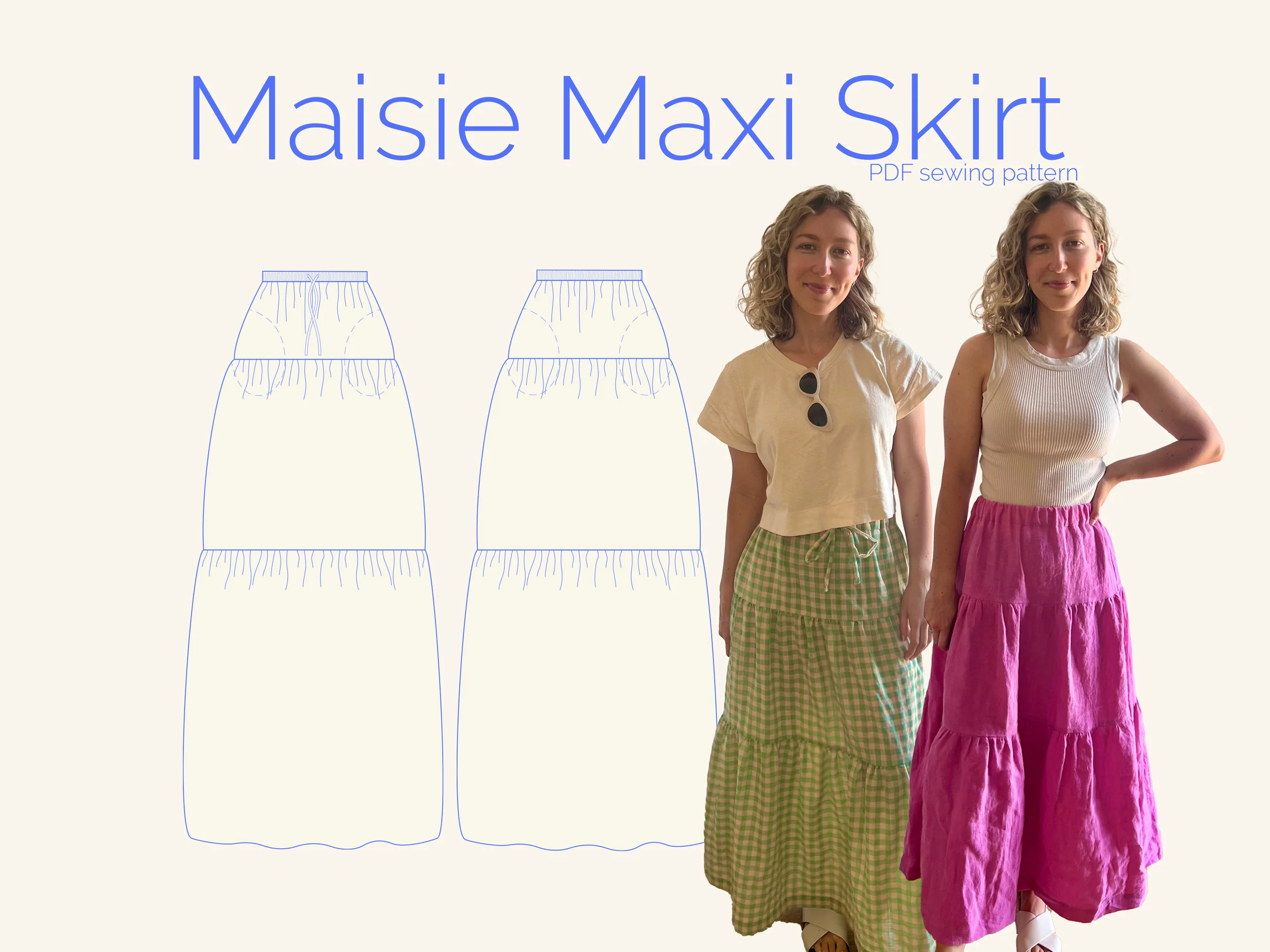 Elle Stitch Maisie Maxi Skirt - Image 6