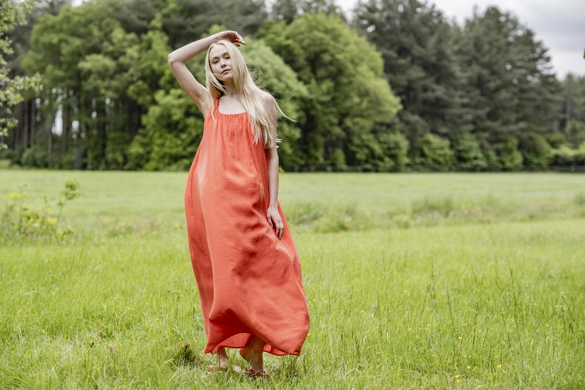 Fibre Mood Coral Dress - Image 3