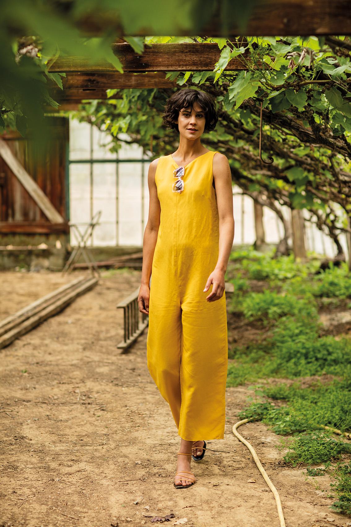 Fibre Mood Danika Jumpsuit - Printed copy shop (+£7.00)