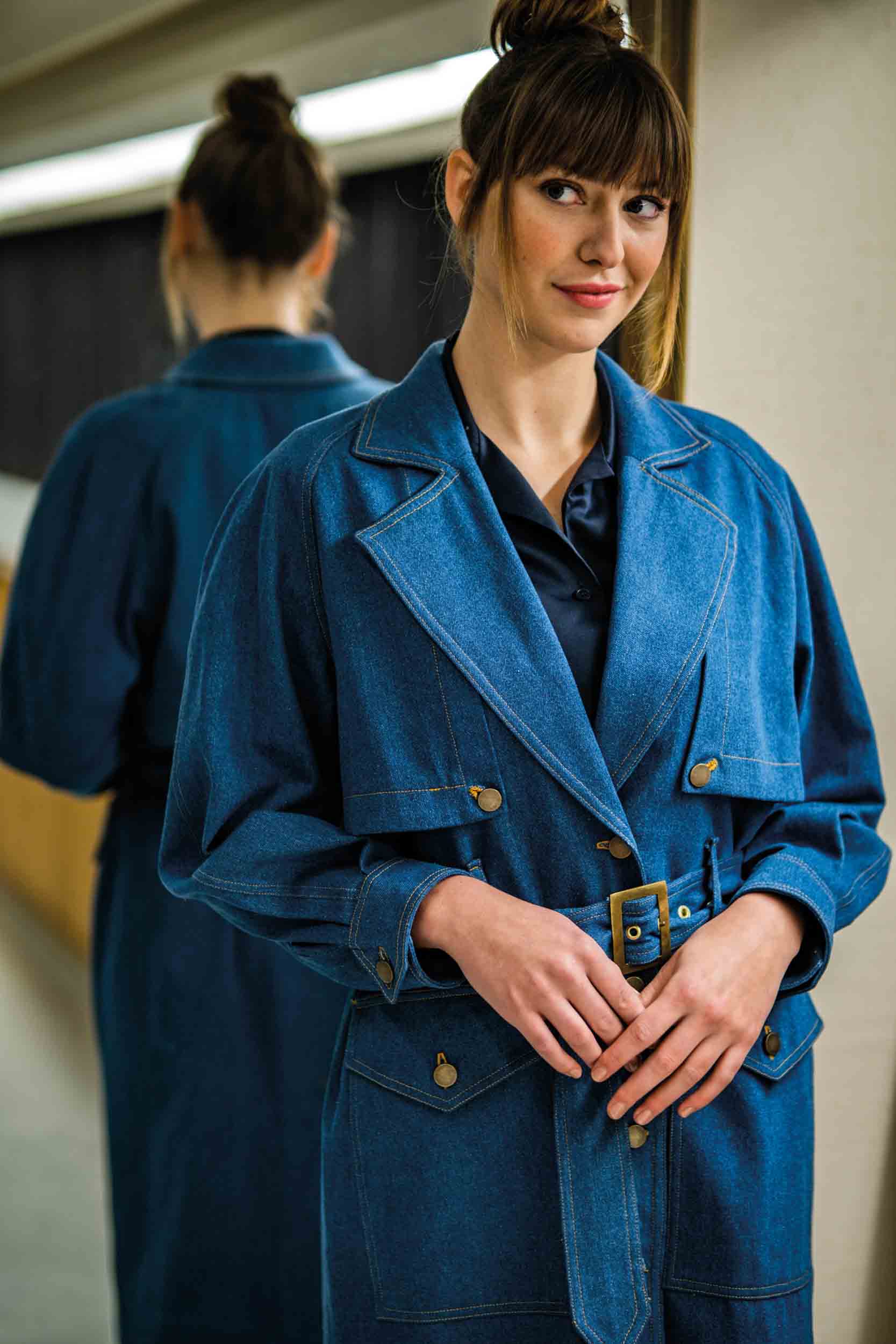 Fibre Mood Drea Trench Coat - Image 2