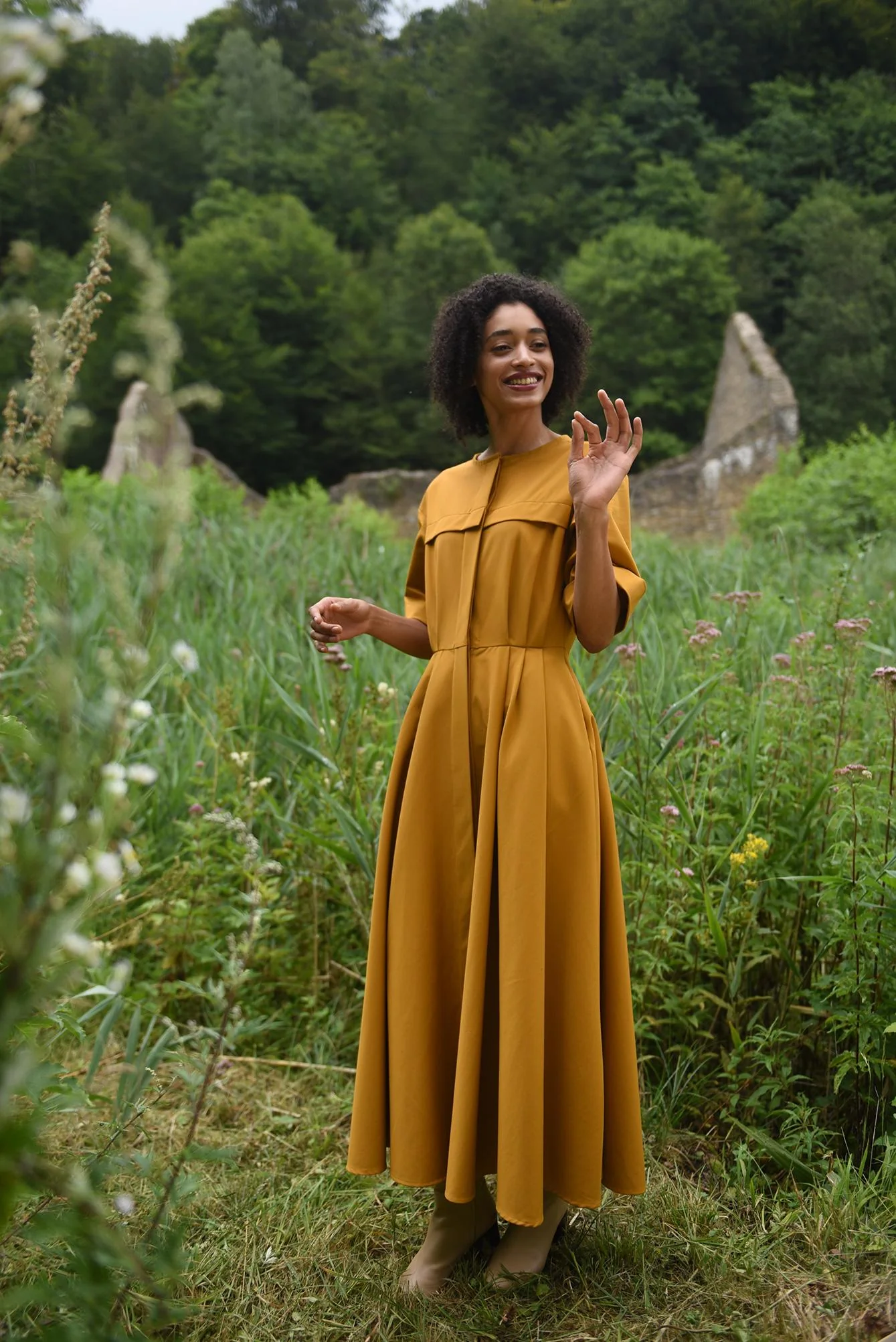Fibre Mood Faye Dress - Printed copy shop (+£7.00)