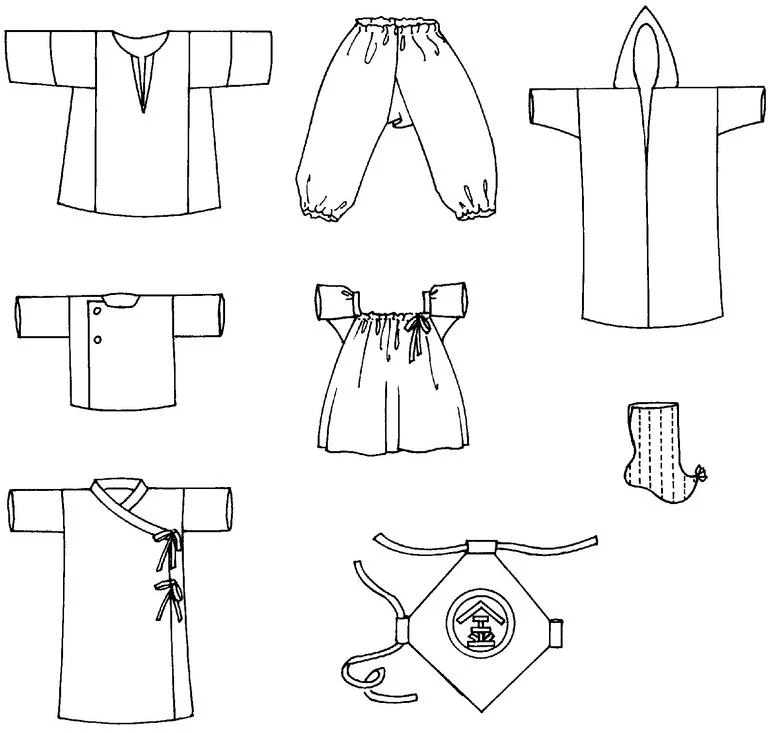 Folkwear 109 Baby/Child Little Folks Outfit - Image 8