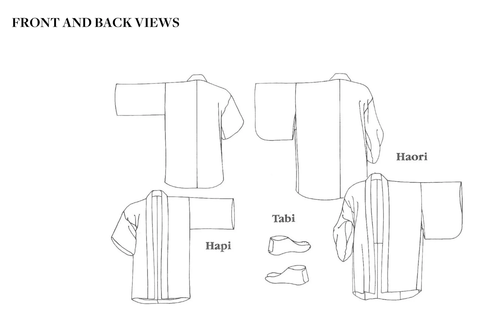 Folkwear 129 Japanese Unisex Hapi and Haori - Image 6