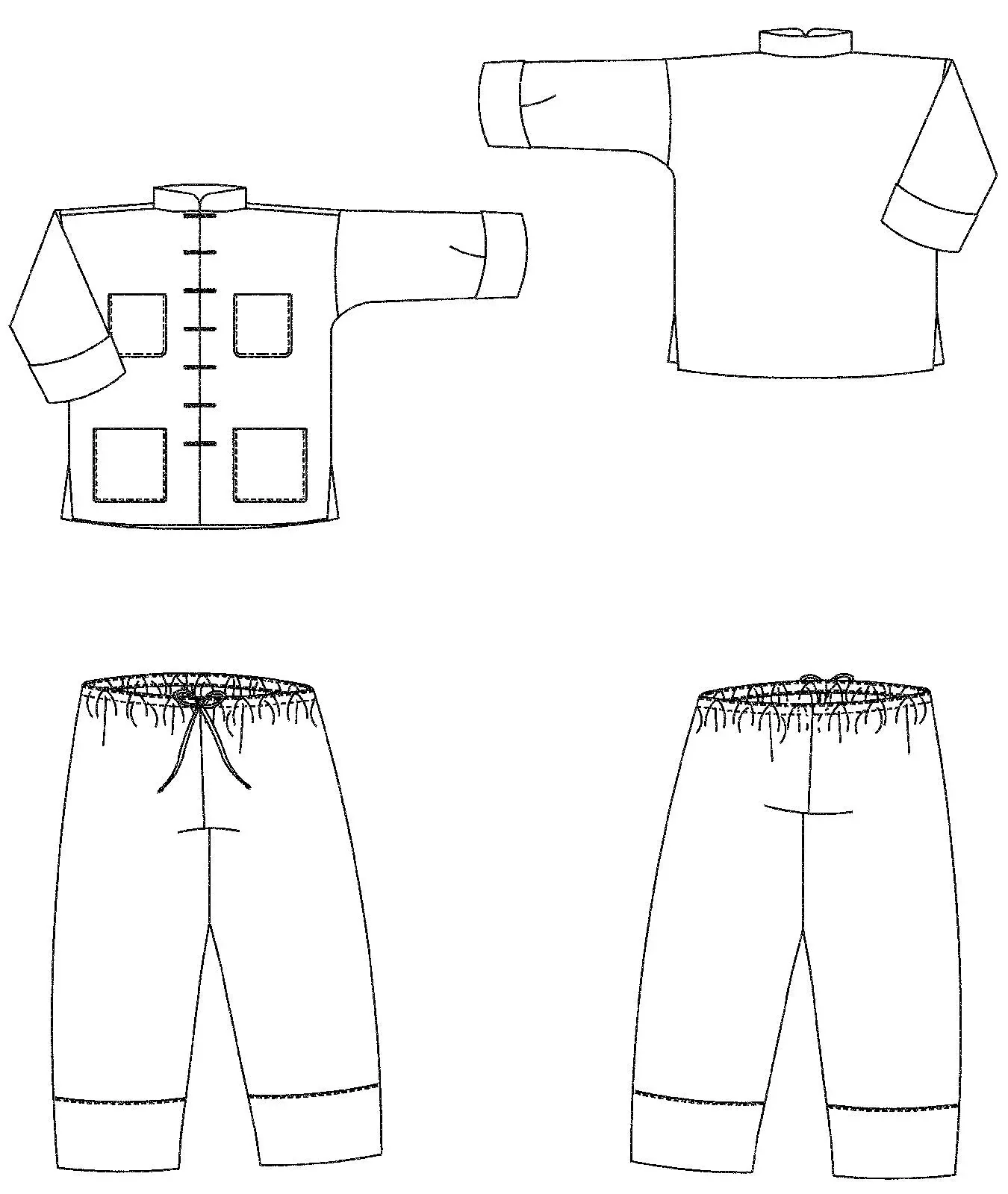 Folkwear 145 Unisex Chinese Pajamas - Image 8