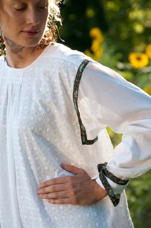 Folkwear 148 Unisex Black Forest Smock - Image 4