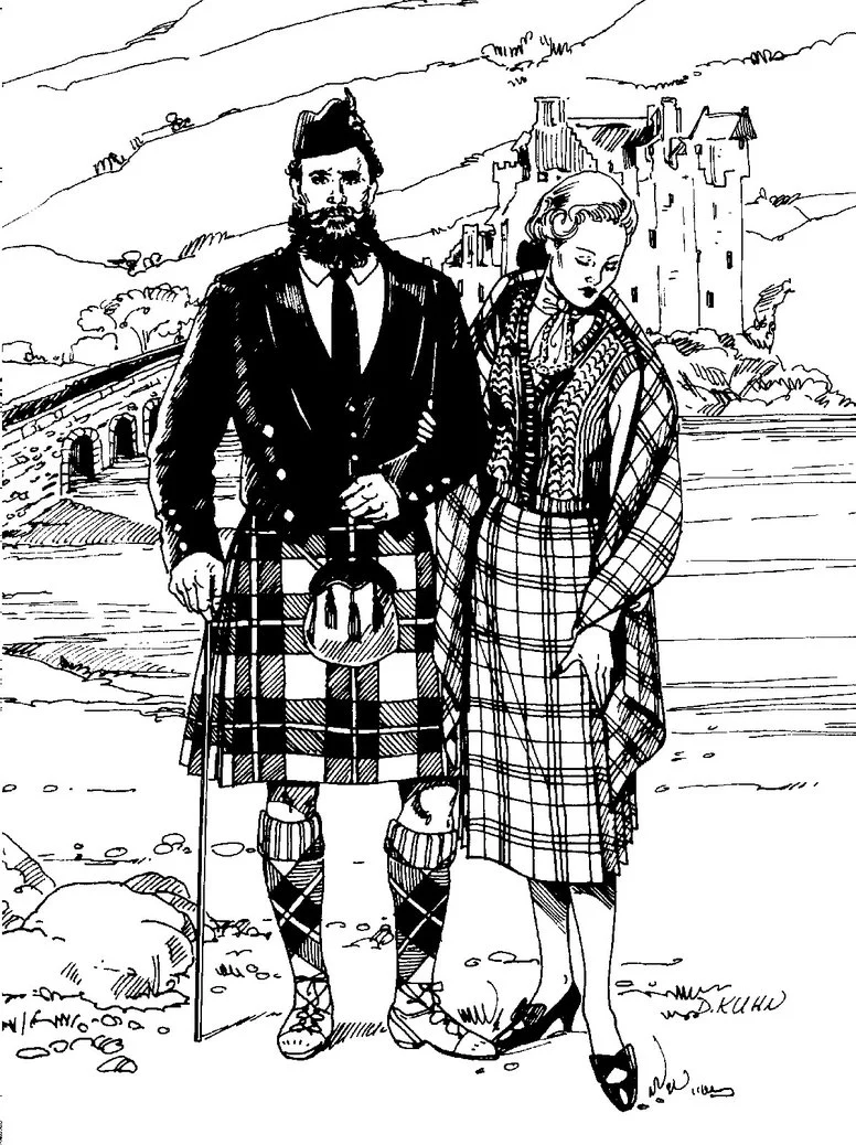 Folkwear 152 Scottish Kilts and Men's Jacket - Image 5