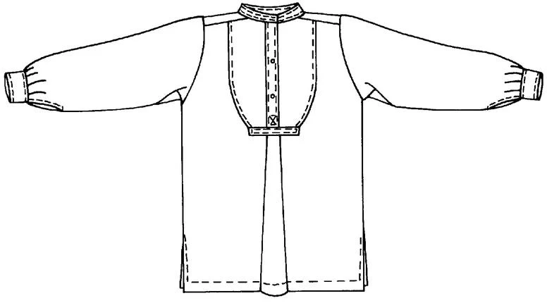 Folkwear 202 Unisex Victorian Shirt - Image 9