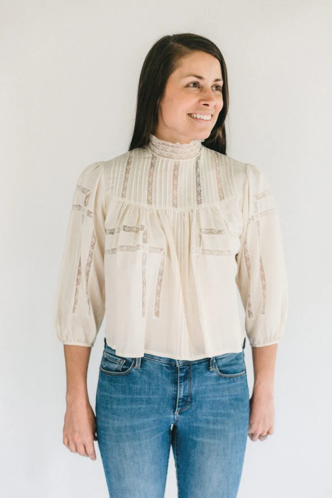 Folkwear 205 Gibson Girl Blouse - Printed copy shop (+£7.00)