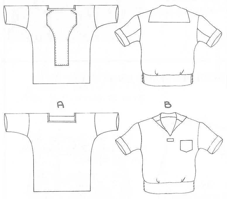 Folkwear 211 Unisex Two Middies - Image 14