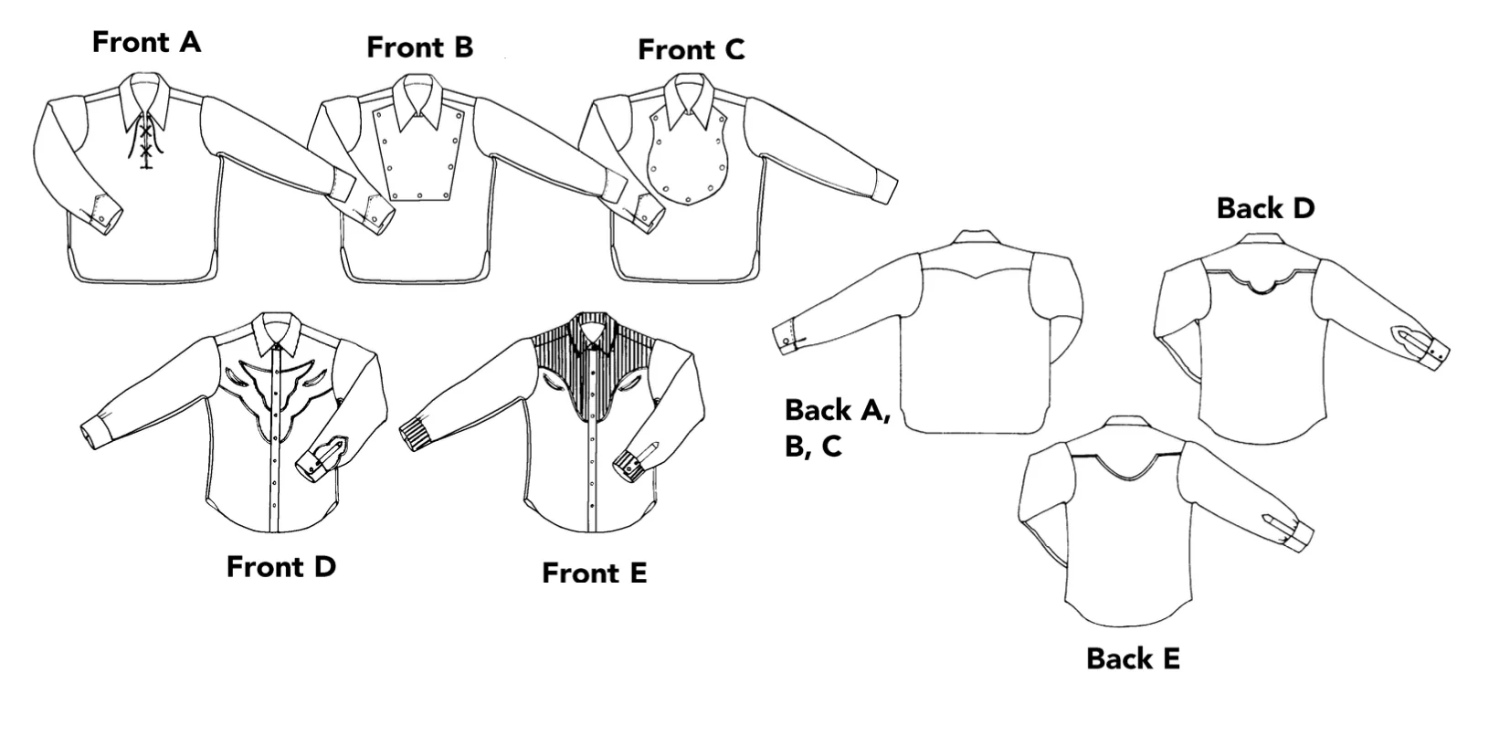Folkwear 212 Unisex Five Frontier Shirts - Image 12