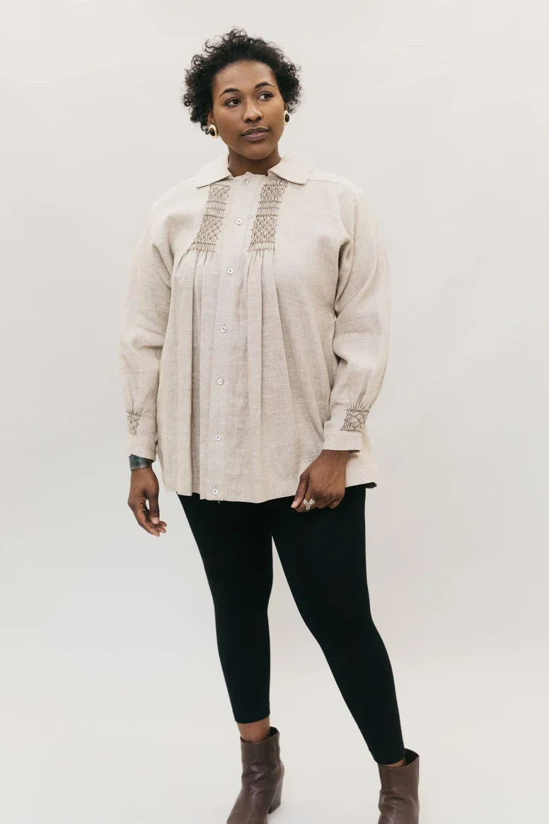 Folkwear 221 Adult/Child English Smock - Printed copy shop (+£7.00)