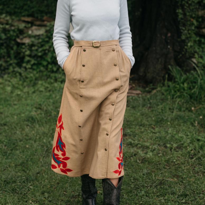 Folkwear 231 Big Sky Riding Skirt - Image 3