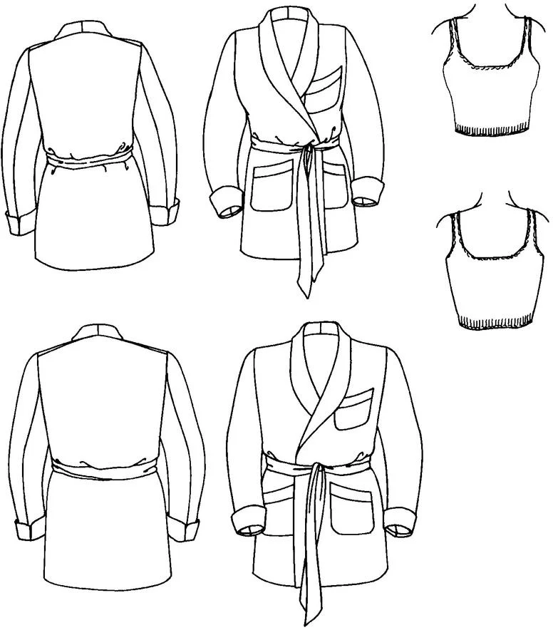 Folkwear 238 Unisex Le Smoking Jacket - Image 4