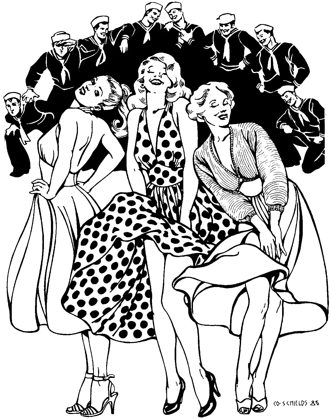 Folkwear 239 Blonde Bombshell Dress - Image 7
