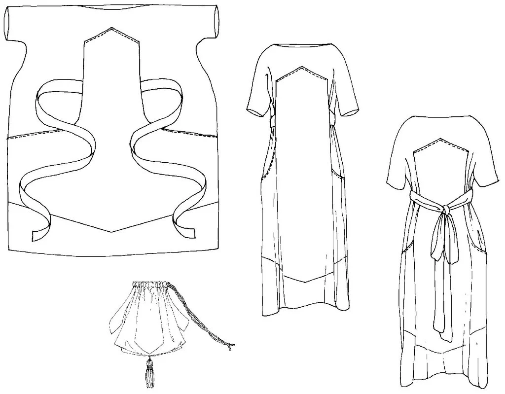 Folkwear 261 Paris Promenade Dress - Image 10
