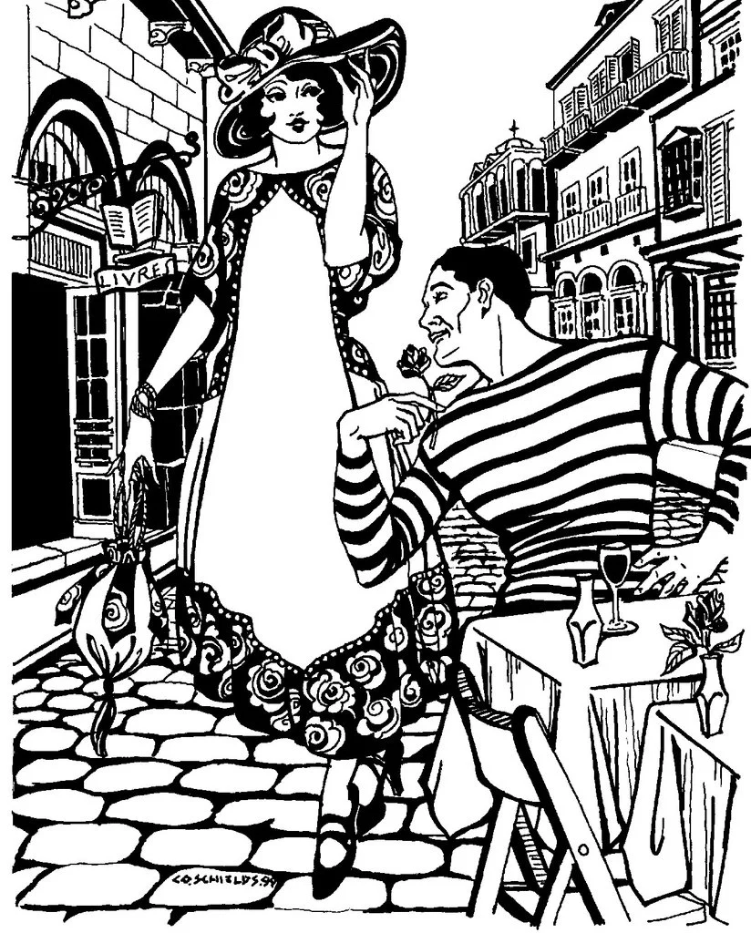 Folkwear 261 Paris Promenade Dress - Image 9