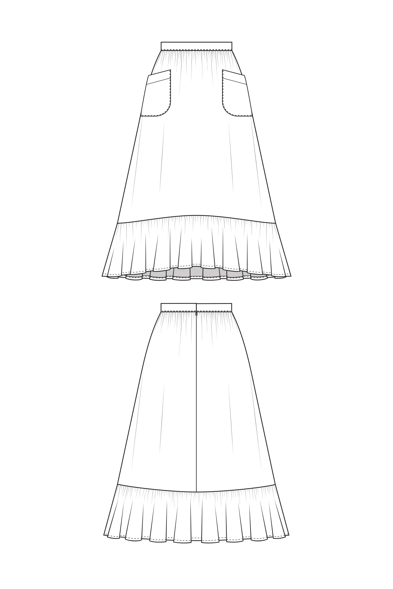 Forget-me-not Patterns Ella Skirt - Image 18