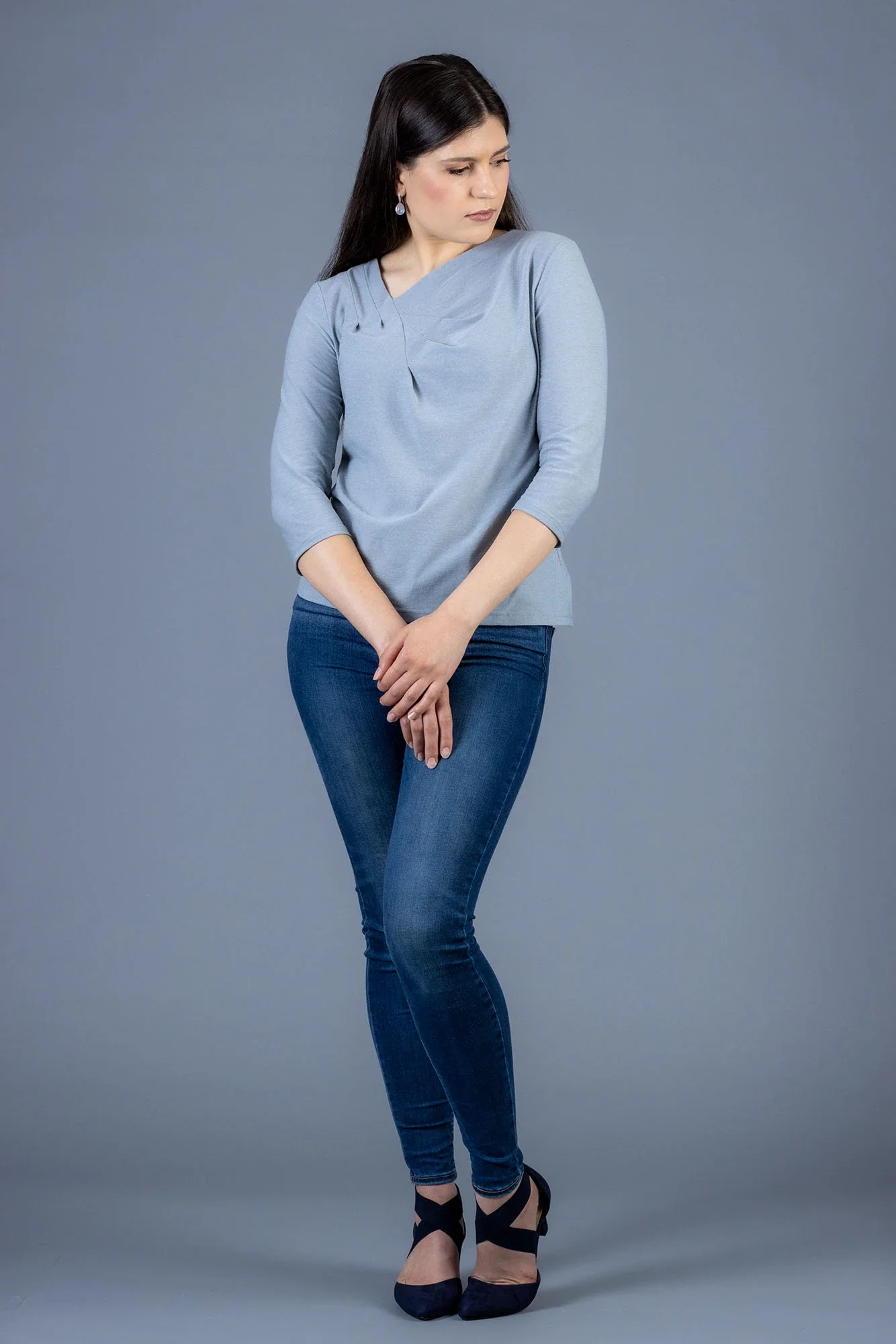 Forget-me-not Patterns Viola Top - Image 13