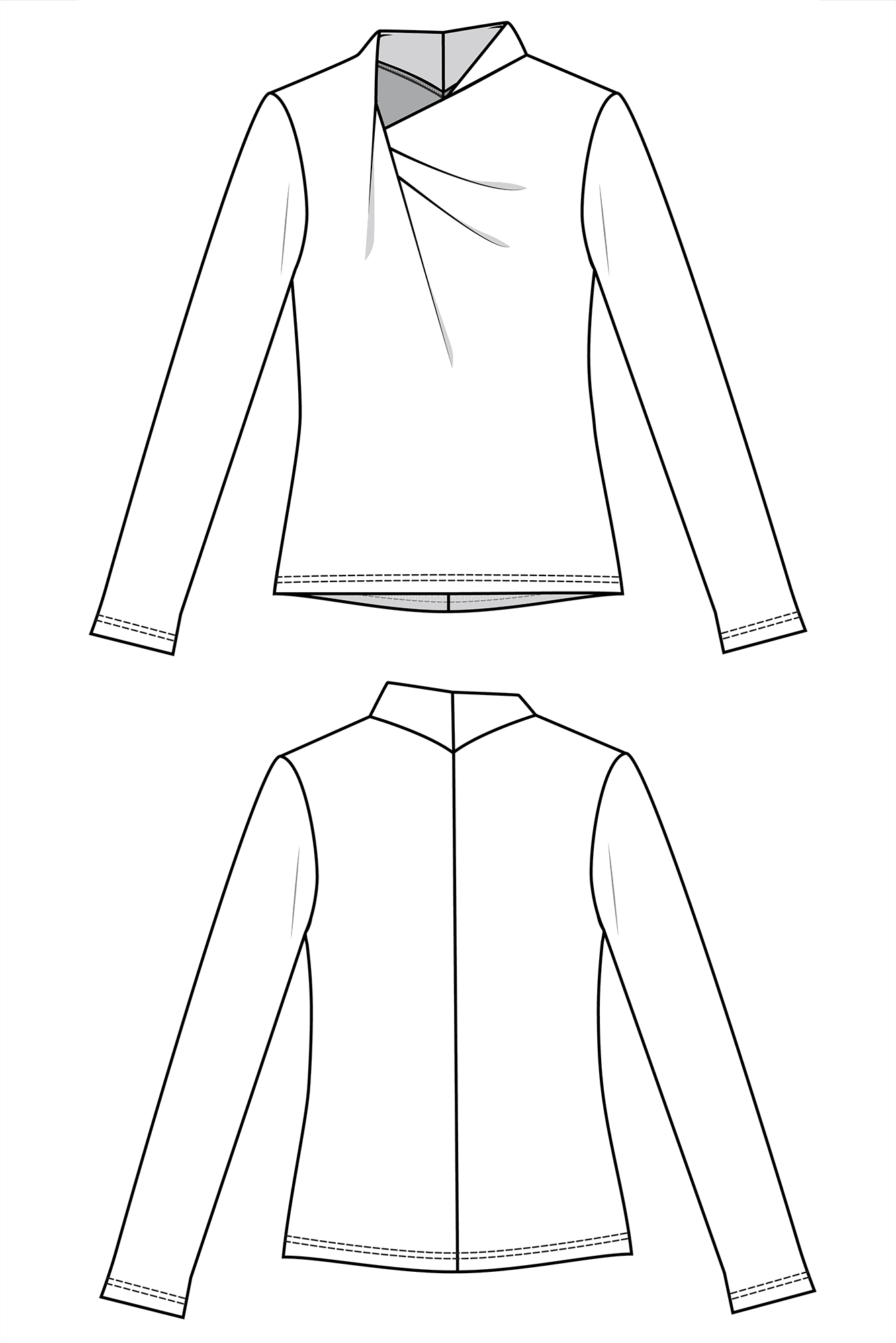 Forget-me-not Patterns Viola Top - Image 15