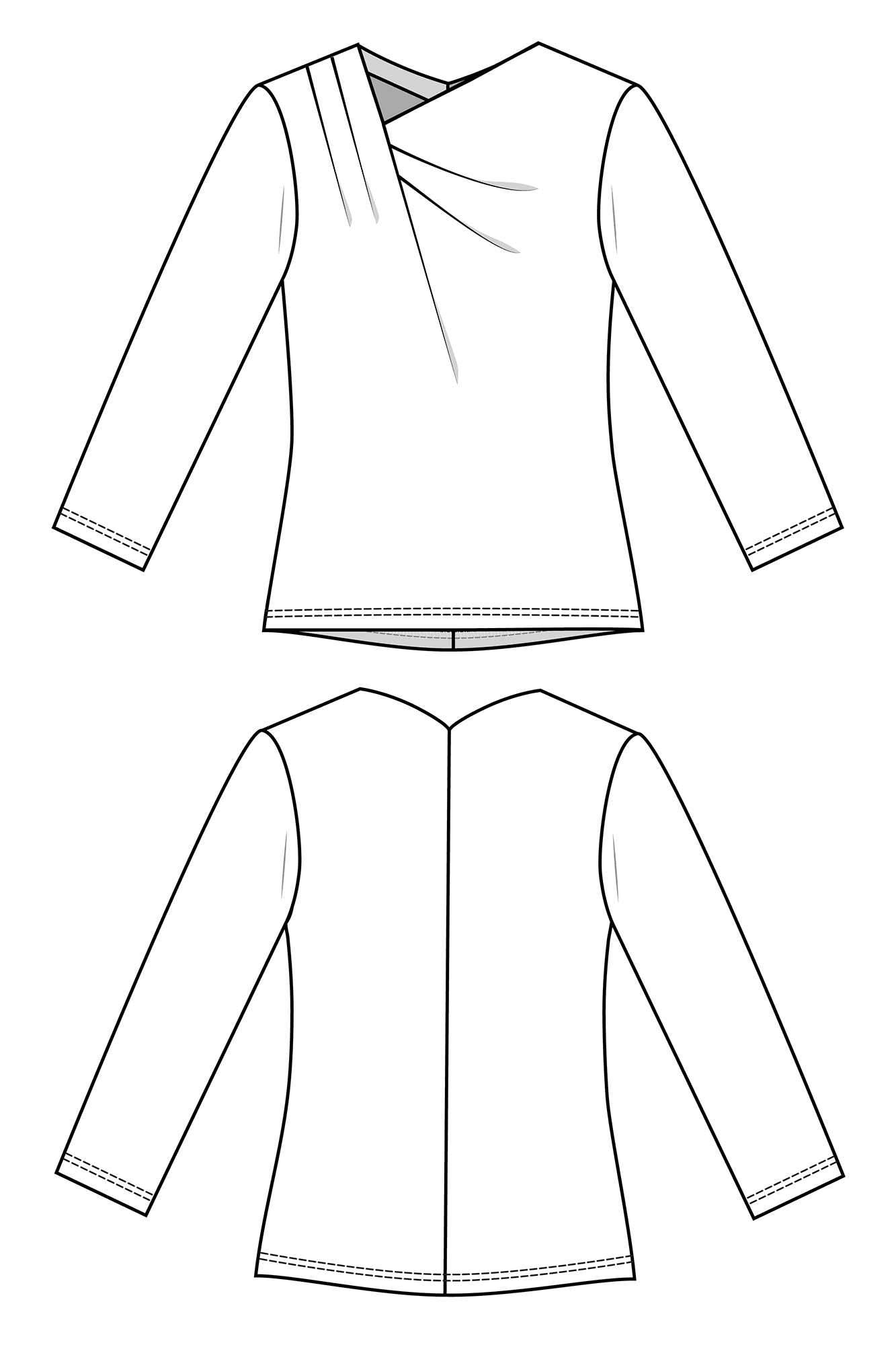 Forget-me-not Patterns Viola Top - Image 16