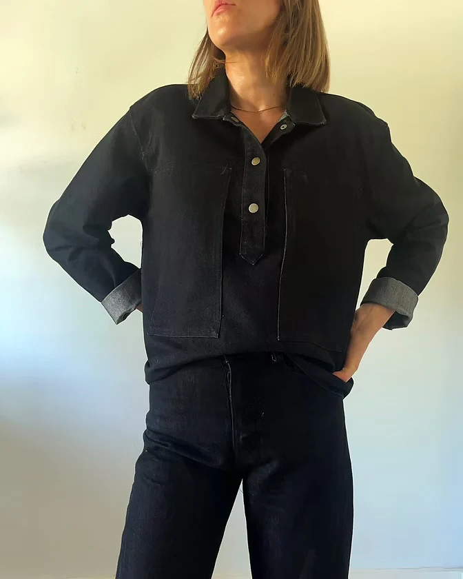 French Navy Atlas Overshirt - Image 4